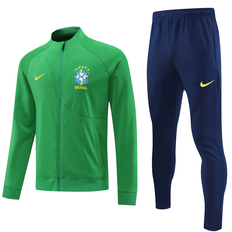 AAA Quality Brazil 22/23 Tracksuit - Green